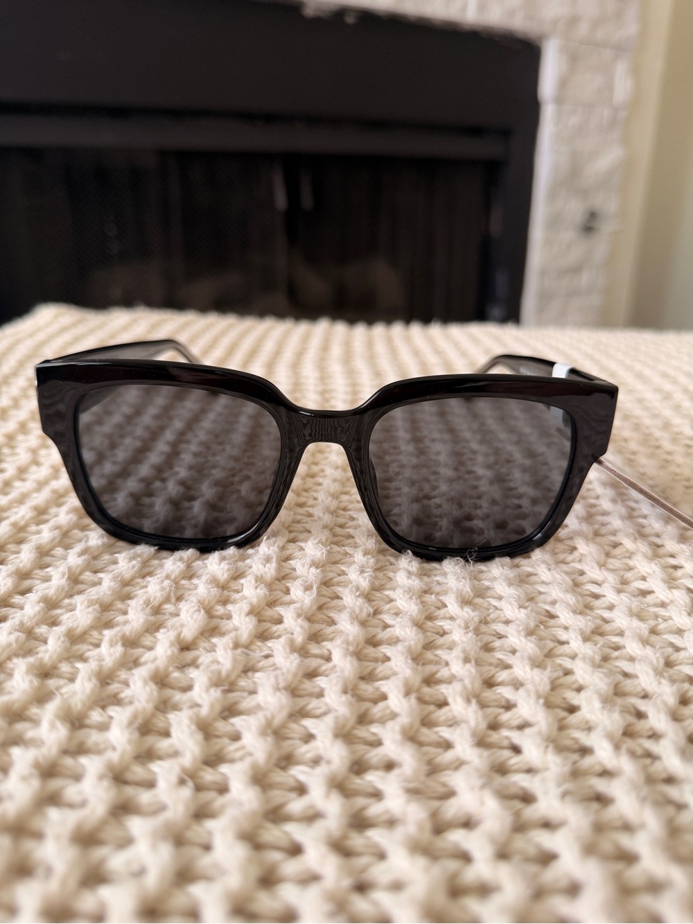 NINE WEST Stylish Black Women's Square Sunglasses